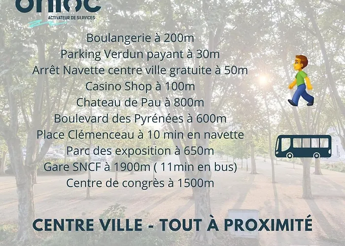 Le Verdun - Agreable En Centre